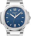 Nautilus Ladies 7118/1A Automatic in Steel On Steel Bracelet with Blue Dial
