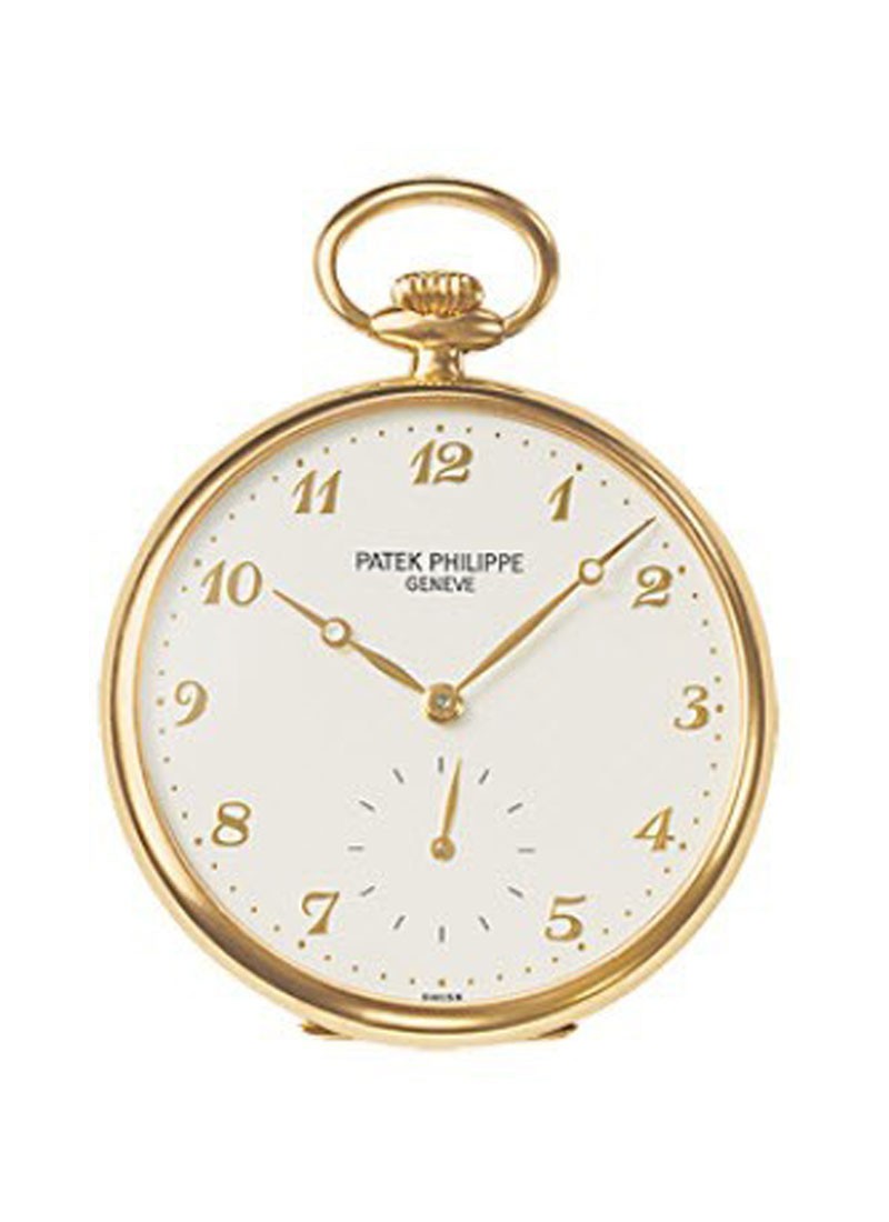 Patek Philippe Lepine Pocket Watch Mens 44mm Manual in Yellow Gold