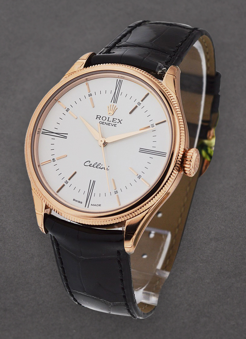 Rolex Unworn Cellini Time in Everose Gold