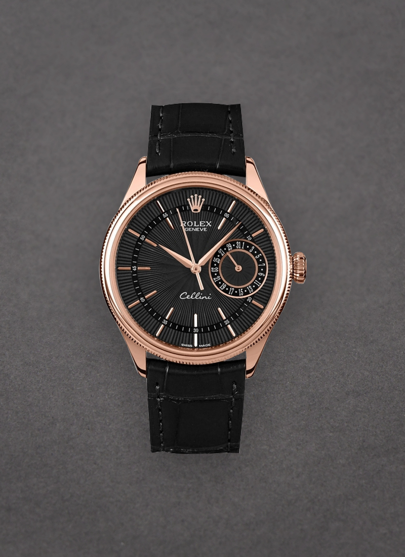 Rolex Unworn Cellini Date in Rose Gold