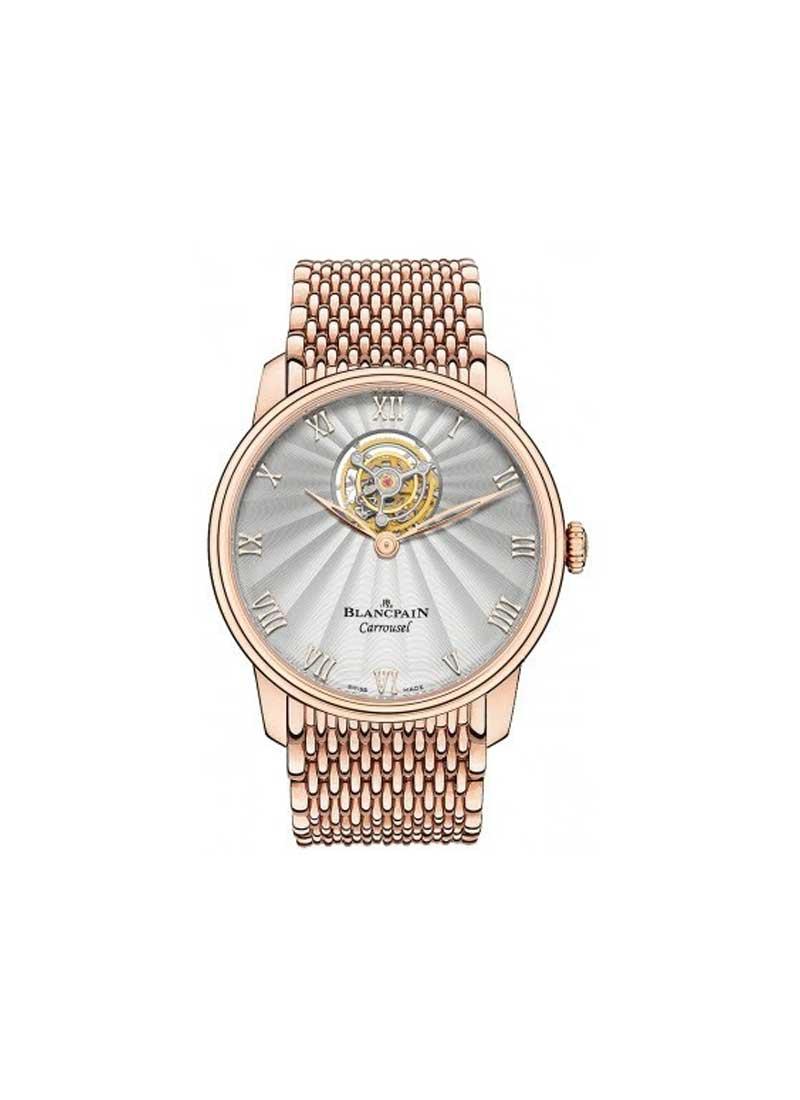 Blancpain VIlleret Carousel Mens 40mm Automatic in Rose Gold