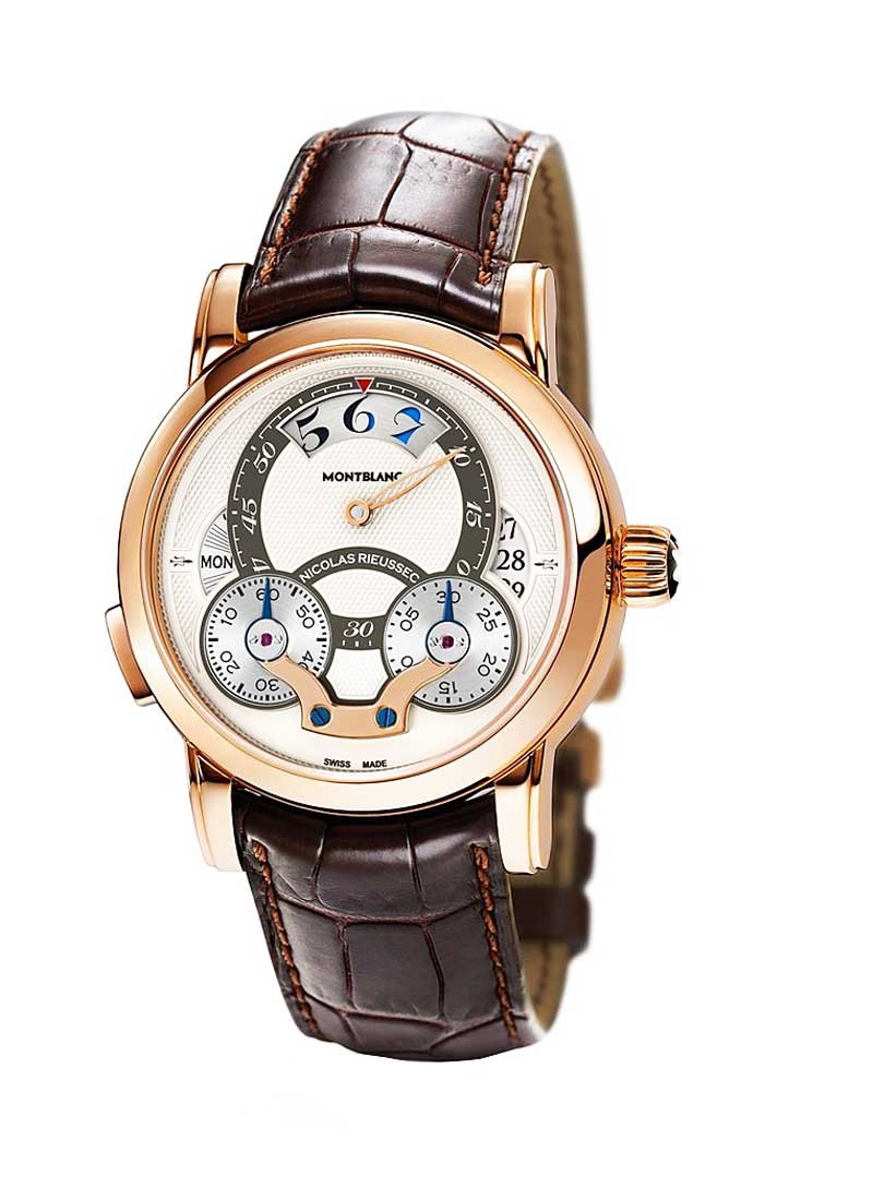 Montblanc Nicolas Rieussec Rising Hours Chronograph in Rose Gold