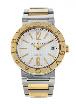 Bvlgari bb38wsgdauto/n Classic 38mm in Steel with Yellow Gold Bezel bb38wsgdauto/n