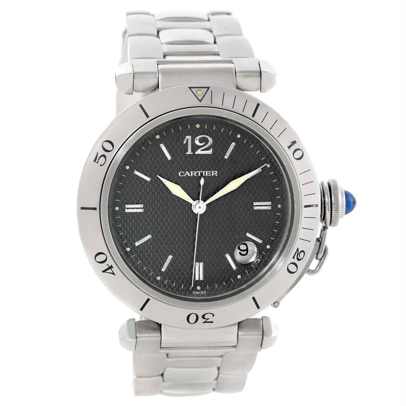 Cartier Pasha Seatimer Mens Automatic in Steel