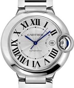 Ballon Belu 42mm Automatic in Steel on Steel Bracelet with Silver Roman Dial