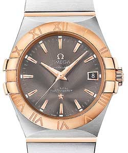 Constellation in 2-Tone on Steel and Rose Gold Bracelet with Grey Dial