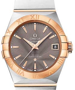 Constellation Chronometer in Two Tone on Steel and Rose Gold Bracelet with Gray Dial