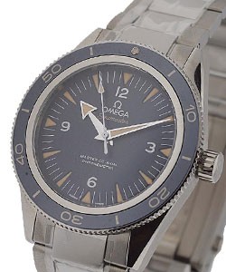 Seamaster Pro 300 Co-axial Automatic in Titanium On Titanium Bracelet with Blue Dial