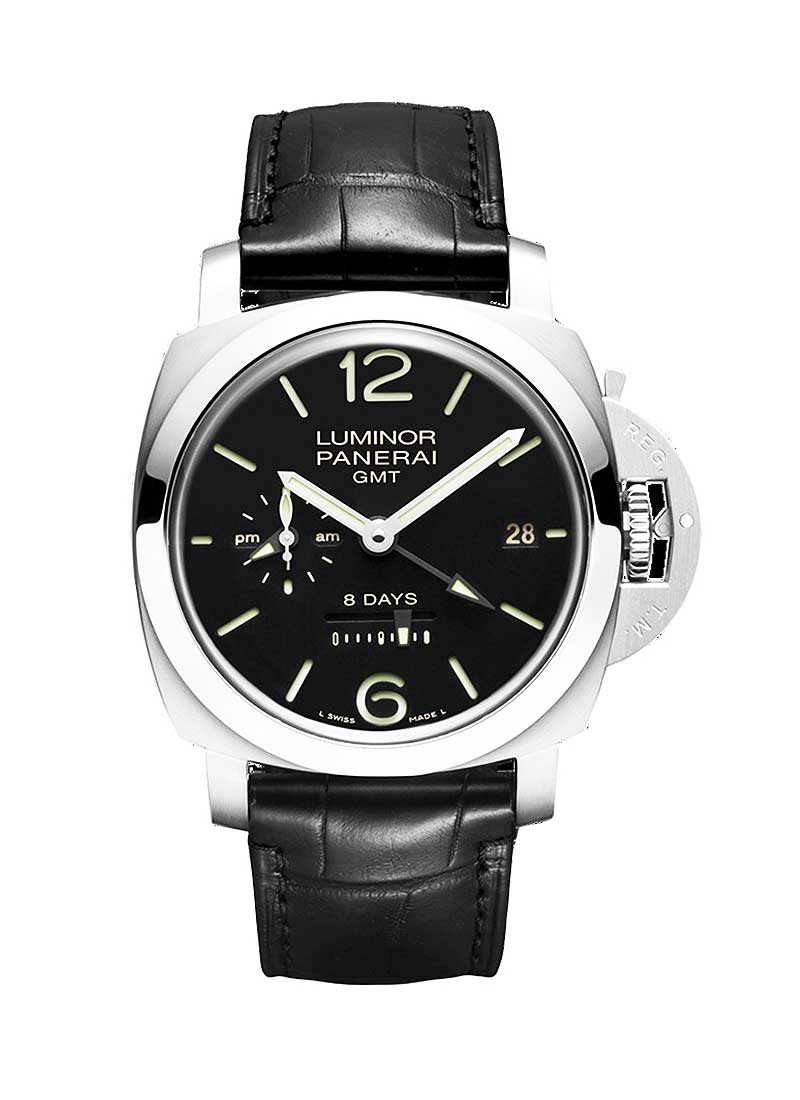 Panerai PAM 233 - 1950 GMT Iin Steel - AM PM Indicator Version