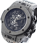 Big Bang Unico mens 45mm Italia Independent Texalium Case On Greay Strap with Grey Skeleton Dial - Grey Markers