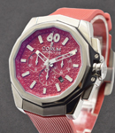 Admirals Cup AC One Red Flag in Titanium - Limited to 25 pcs on Red Rubber Strap with Red Dial