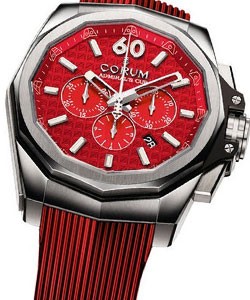 Admirals Cup AC One Red Flag in Titanium - Limited to 25 pcs on Red Rubber Strap with Red Dial