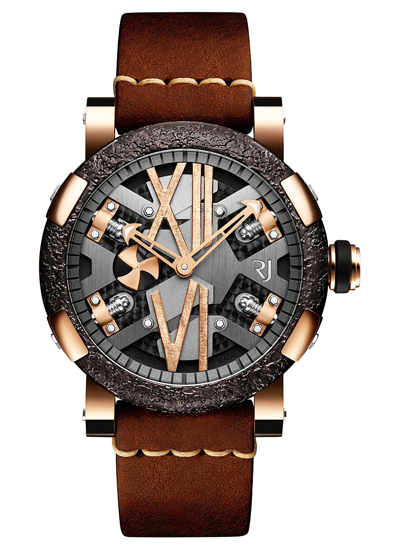 Romain Jerome Steampunk Auto Red in Black PVD and Rose Gold