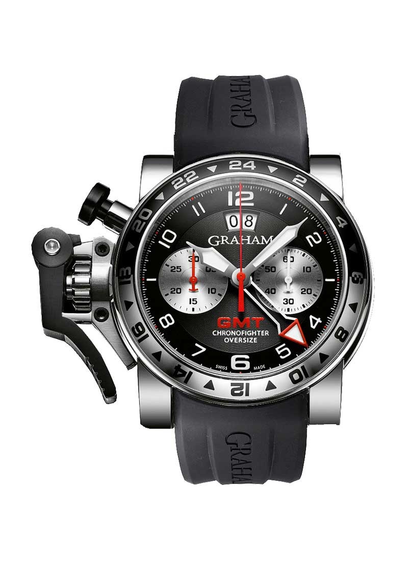 Graham Chronofighter Oversize GMT 47mm Automatic in Steel