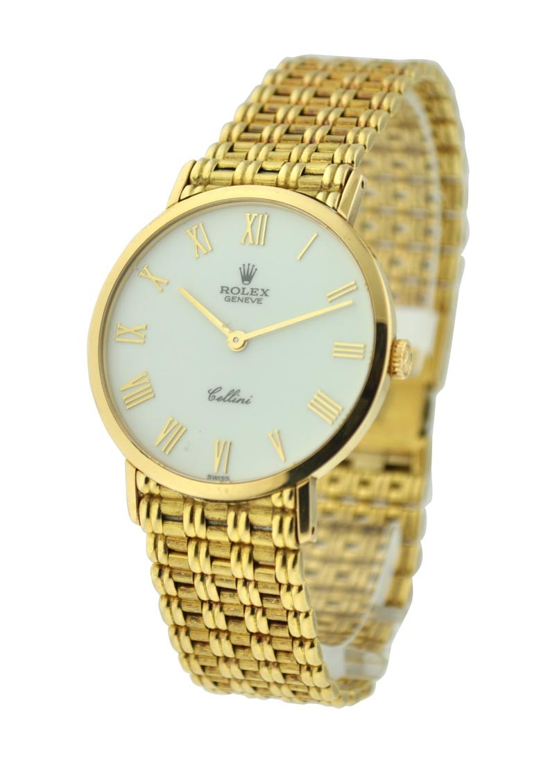 Pre-Owned Rolex Cellini Classic Dress Watch - Yellow Gold - 34mm