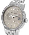 Cat's Eye Power Reserve Mens Automatic in Steel with Diamond Bezel On Steel Bracelet with Champagne Diamond Dial