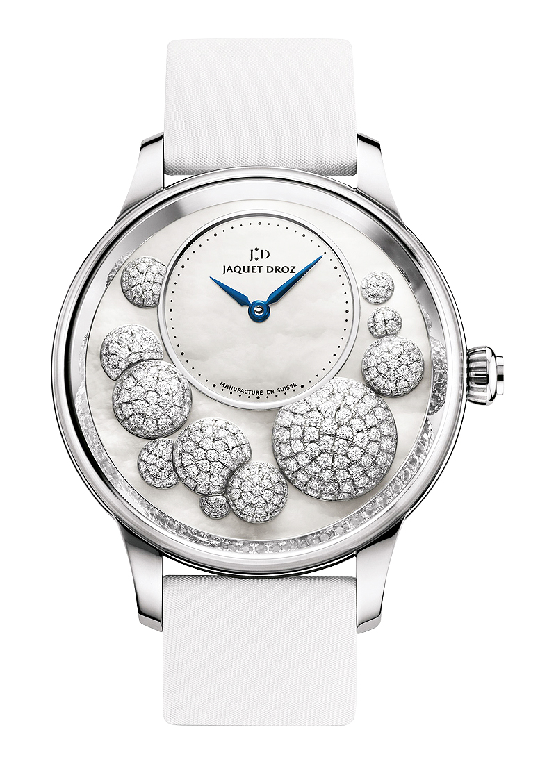 Jaquet Droz Petite Heure Minute Heure Celeste 41mm Automatic in White Gold