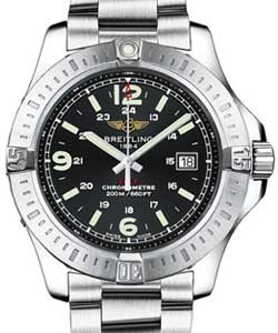 Colt 44mm in Steel On Steel Bracelet with Black Dial