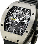 RM 029 Automatic with Titanium on Black Rubber Strap with Skeleton Dial