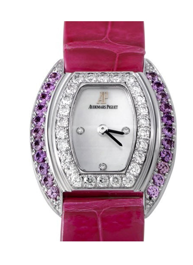 Audemars Piguet Ladies Diamond Watch in White Gold with Diamond Case 