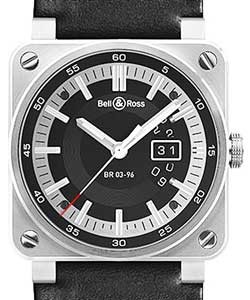  BRO3 Grande Date Steel on Strap with Black Dial