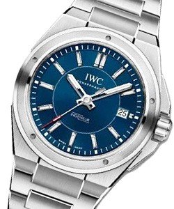 Ingenieur Laureus Sport for Good Foundation 40mm Automatic in Steel on Steel Bracelet with Blue Dial