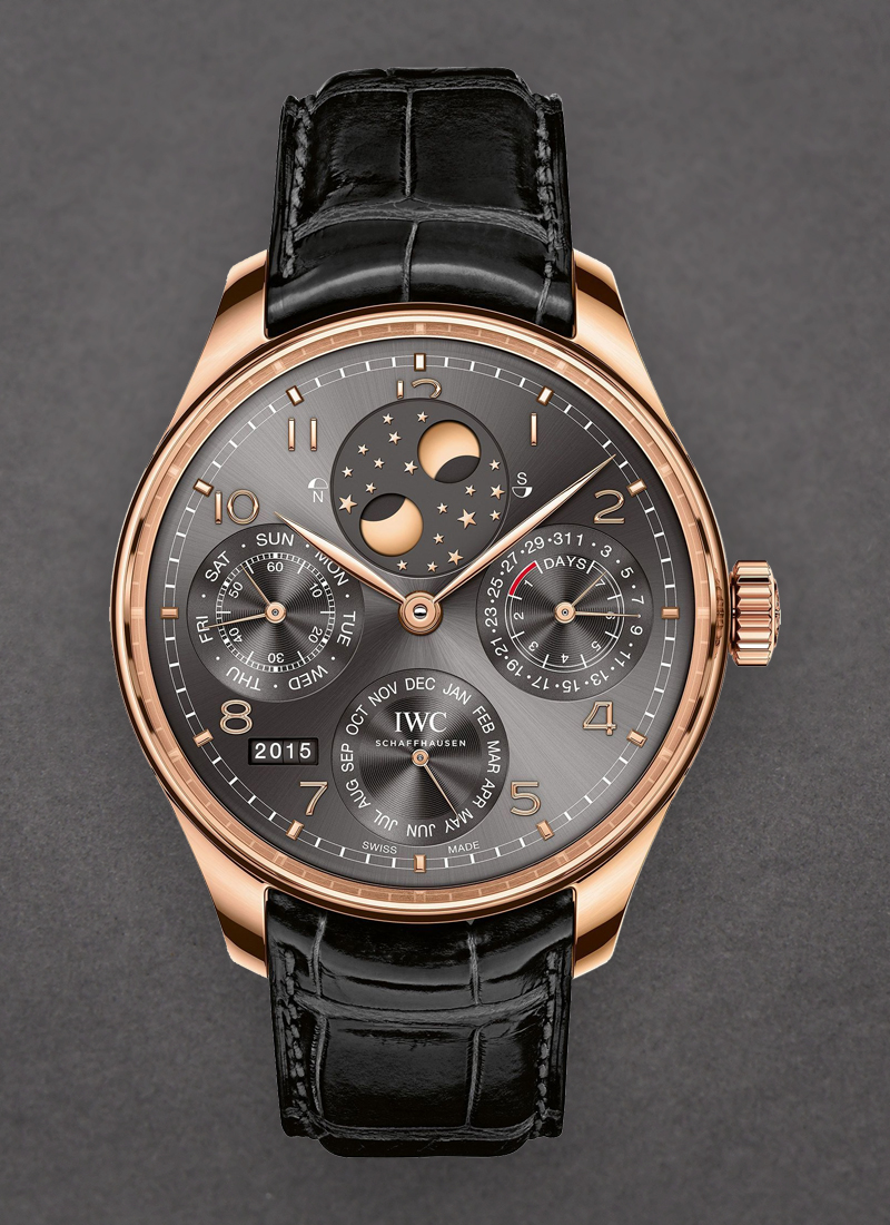 IWC Portugieser Perpetual Calendar  Automatic in Rose Gold