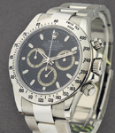 Daytona Ref 116520   on Oyster Bracelet with Black Dial