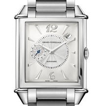 Vintage 1945  Small Seconds Mens Automatic in Steel On Steel Bracelet with Silver Dial