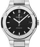 Classic Fusion 33mm Automatic in Titanium On Titanium Bracelet with Black Dial
