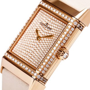 Reverso Duetto Classique Haute Joaillerie in Rose Gold - Diamonds on Strap with Black and Pave Diamond Dials