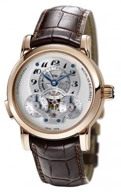Montblanc Nicolas Rieussec Chronograph Anniversary Edition Mens 43mm Manual in Rose Gold