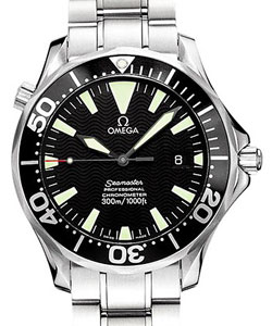 Seamaster Chronograph 41mm Automatic in Steel On Steel Bracelet with Black Dial