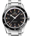 Seamaster Spectre Mens 41mm Automatic in Steel On Steel Bracelet with Black Dial