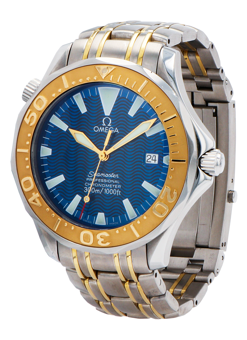 Omega Seamaster 300M Professional Mens 41mm Autopmatic in Steel and Yellow Gold