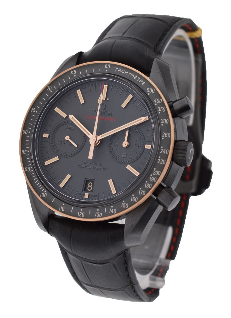 Omega Speedmaster Moonwatch Co-Axial Chronograph in Black Ceramic