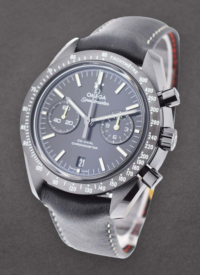 Omega Speedmaster Moonwatch Co - Axial Chronograph in Black Ceramic