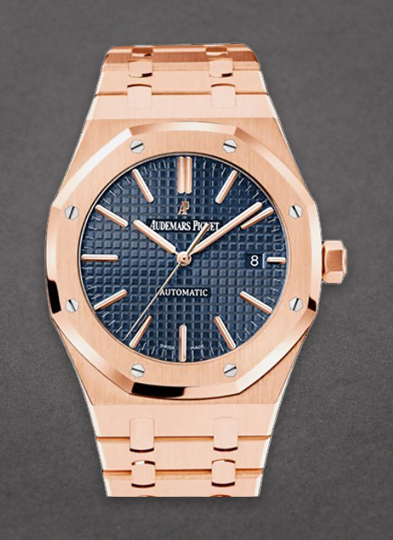 15400OR.OO.1220OR.03 Audemars Piguet Royal Oak Automatic Rose Gold 41mm Essential Watches