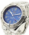 Colt Super Ocean in Steel  on Steel Bracelet with Translucent Blue Dial