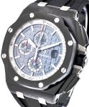 Royal Oak Offshore Chronograph in Ceramic on Black Rubber Strap with Anthracite Dial