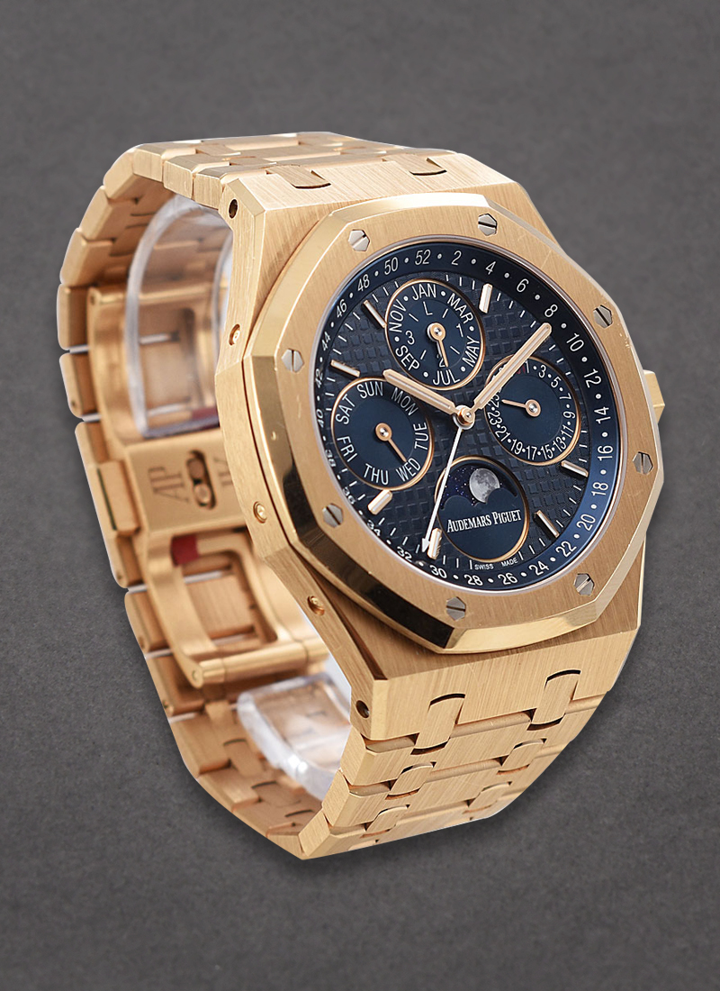 26574OR.OO.1220OR.02 Audemars Piguet Royal Oak Perpetual Rose Gold Essential Watches