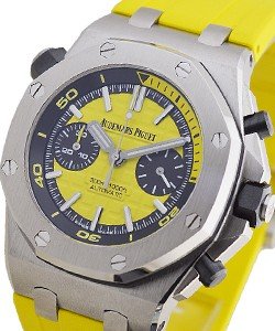 Royal Oak Offshore Diver Chronograph - Yellow Yellow Rubber Strap with Yellow  Dial - Yellow Accents