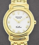 Cellini Cellissma in Yellow Gold on Bracelet with White Roman Dial