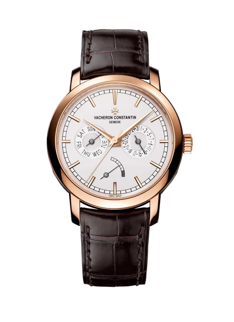 Vacheron Constantin Patrimony Day-Date Power Reserve Mens 39.5mm Automatic in Rose Gold