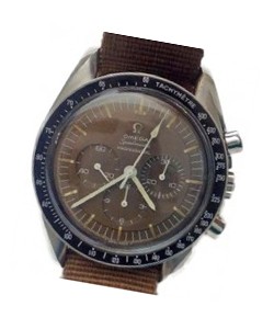 Speed Master 321 Circa 1968 mens 42mm Manual in Steel On Strap with Brown Dial