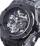 Big Bang  Meca - 10 All Black - Limited Edition to 500 pcs. Black Ceramic on Black Rubber Strap with Skeleton Dial