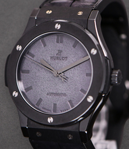 Berluti Classic Fusion 45mm in Black Ceramic On Venezia Leather Strap - Factory Serviced