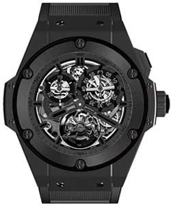 Big Bang King Power Chronograph Tourbillon in Black Ceramic On Black Rubber Strap with Skeleton Dial - Limited Edition of 28pcs