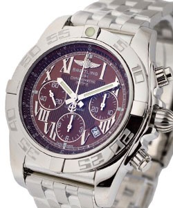 Chronomat B01 Automatic in Steel on Steel Bracelet with Brown Roman Dial
