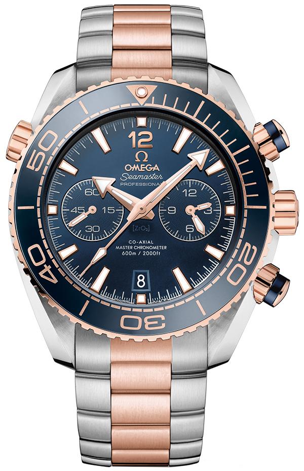 Omega Seamaster Planet Ocean 600m Mens 45.5mm Automatic in Steel and Rose Gold